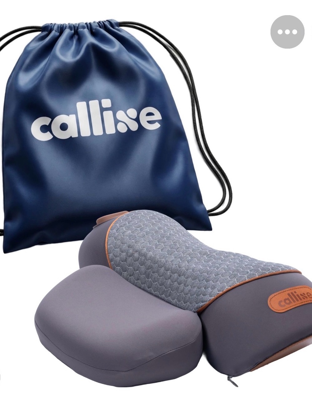 Callixe heating massaging neck pillow. Brand new